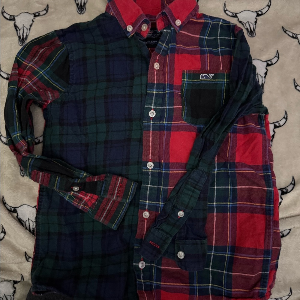 Vineyard Vines Multicolor Plaid Button-Down Shirt
